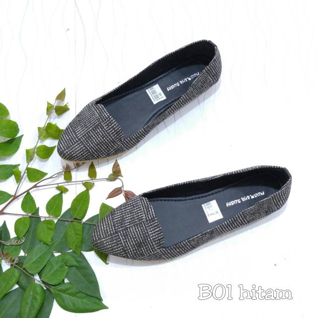 BORNEO BB01 SEPATU FLATSHOES BAHAN KANVAS