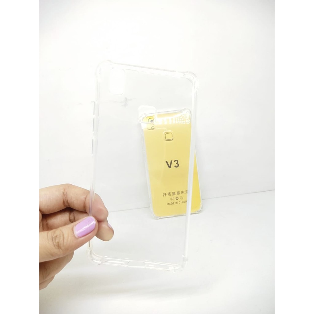 Anti Crack Vivo V3 5.0 inch Soft Case Anti Shock Jelly Tahan Benturan