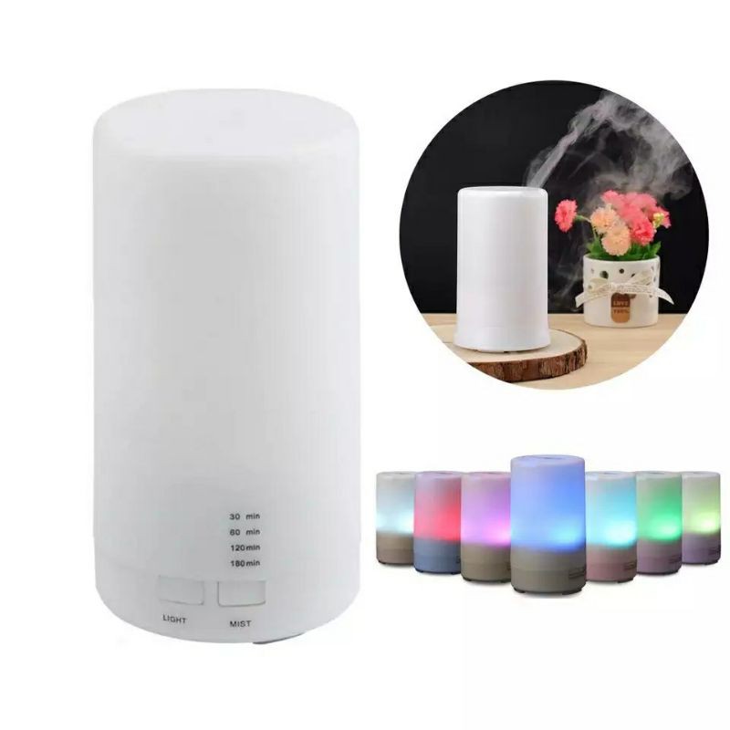 DIFFUSER HUMIDIFIER AROMATHERAPY PENGHARUM PELEMBAB RUANGAN 125ML FREE ESSENTIAL OIL