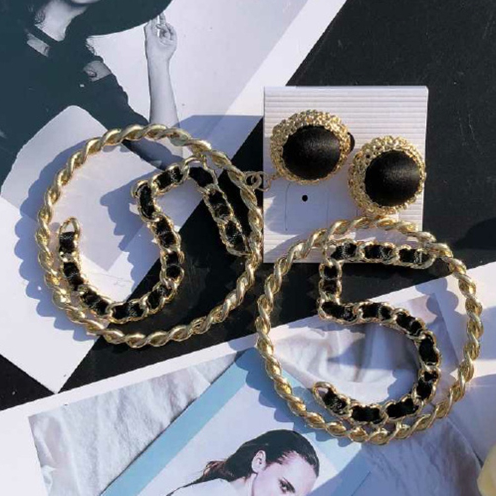 Hu Hu Hu Hu Hu Alat Bantu Pasang Kacamata♡ Anting Tusuk Gantung Statement Desain Angka 5 Hias Mutiara Imitasi Untuk Wanita