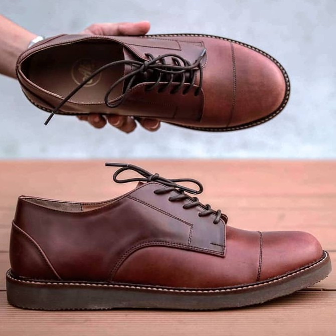 MORGAN (KULIT ASLI) |MNM x Zapato| Sepatu Pantofel Pria Derby PREMIUM