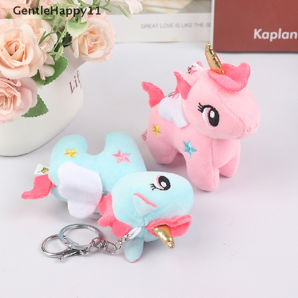 Gentlehappy Mainan Boneka Unicorn Bahan Plush Ukuran 10 / 20cm Untuk Bayi / Anak