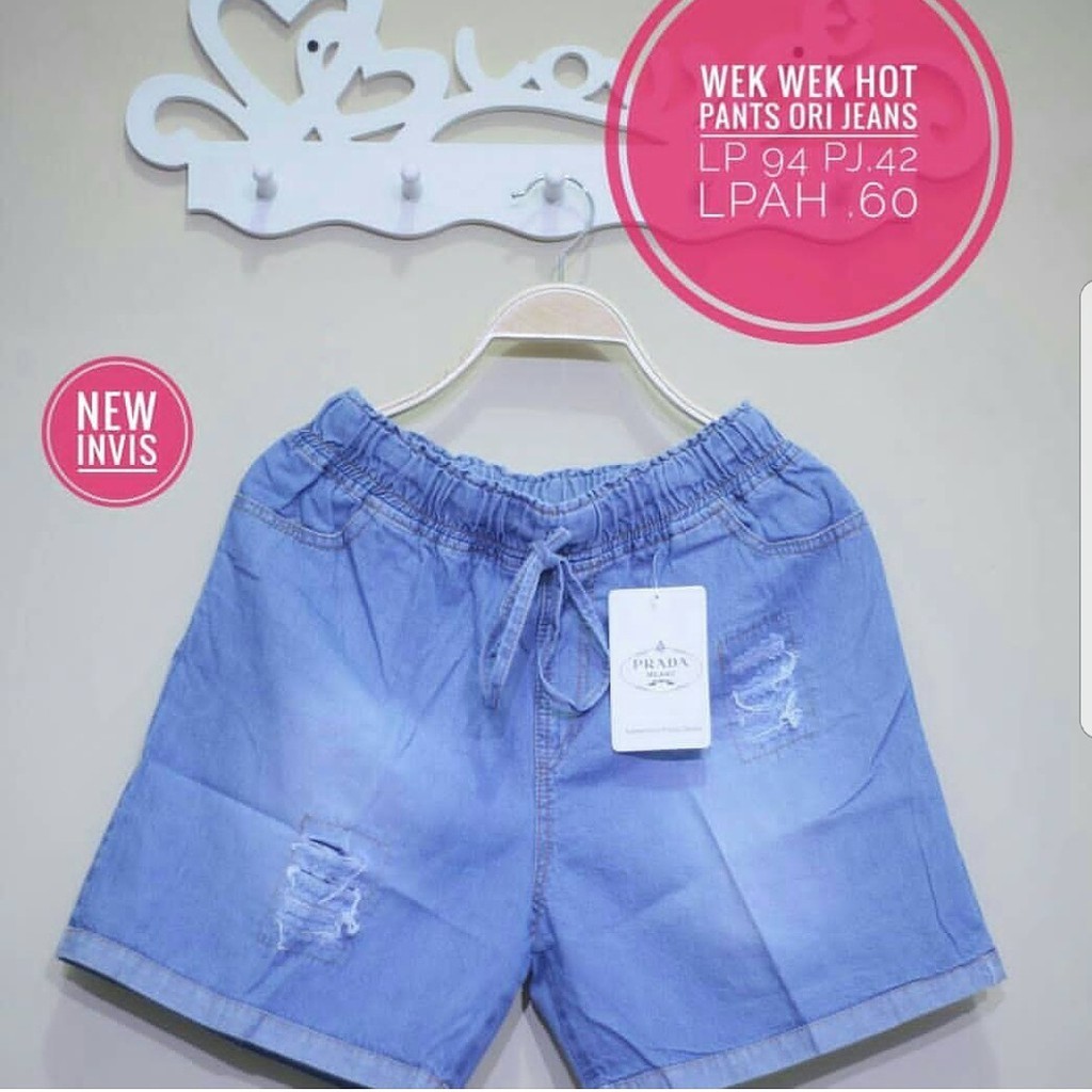 Hot Pants Sobek/Celana pendek wanita/hot pants jeans