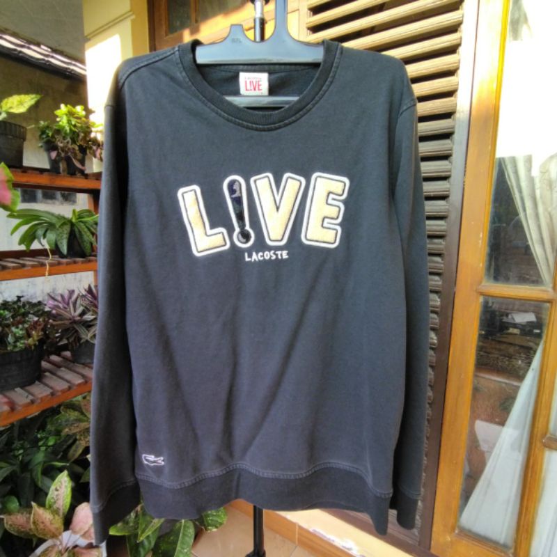 Crewneck Vintage LACOSTE LIVE Second Original