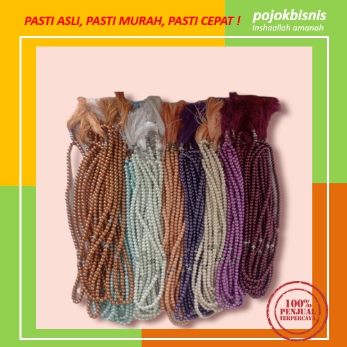 TASBIH 99 BUTIR MUTIARA CANTIK BERAT / TASBEH MUTIARA SINTESIS BERAT KUALITAS TERBAIK