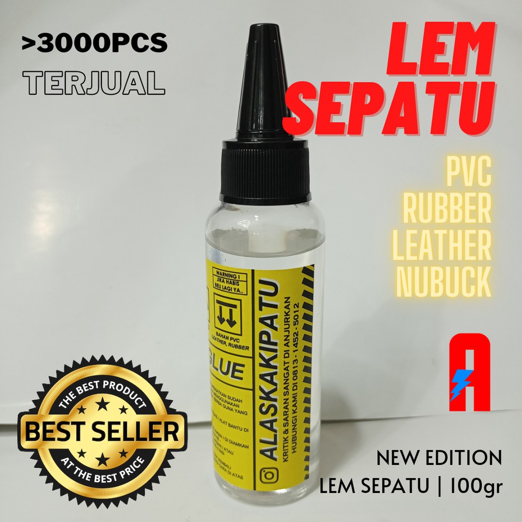 Lem sepatu magic glue untuk reglue lem bening