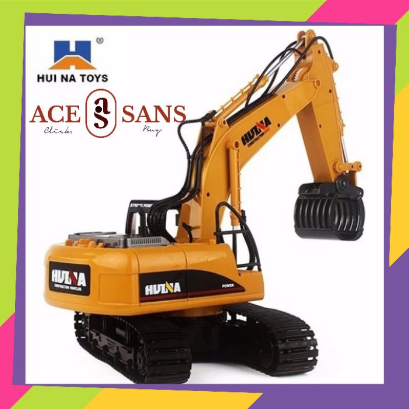 Huina 1570 1 14 2.4GHz 16CH RC Alloy Log Grabbing I Mainan Anak I Mainan Bayi I Mainan Traktor