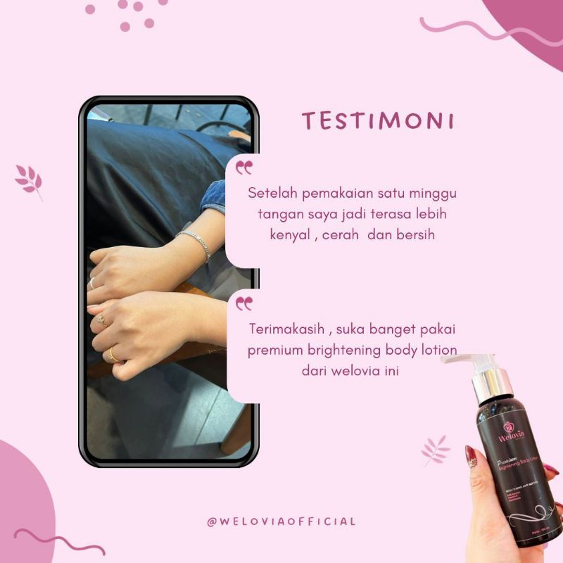 ✨NAGIHI✨ WELOVIA LOTION PEMUTIH WITH DNA SALMON / HB PEMUTIH PREMIUM/ LOTION KOREA