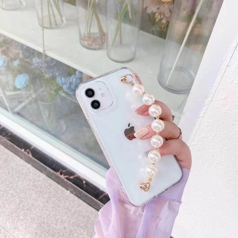 TPU Soft Case Chain Mutiara Vivo V23 V23e Samsung A03 A03s A02 Core Y15s Y21s