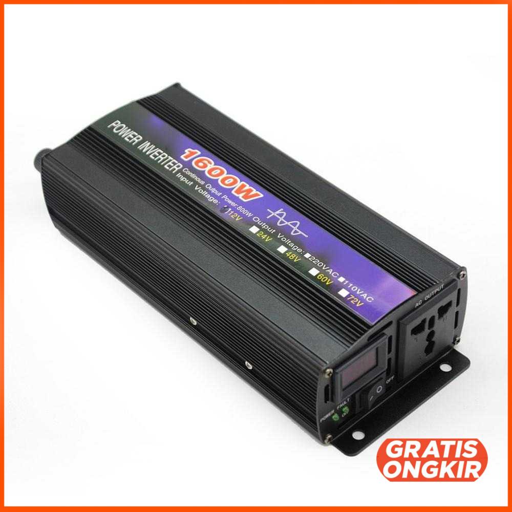 Car Power Inverter Pure Sine Wave DC 12 to AC 220V 1600W SY1000