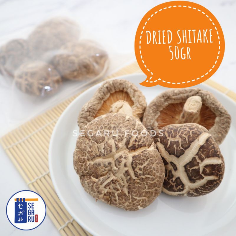 Dried Shitake Mushroom | Jamur Shitake Kering 50 gram