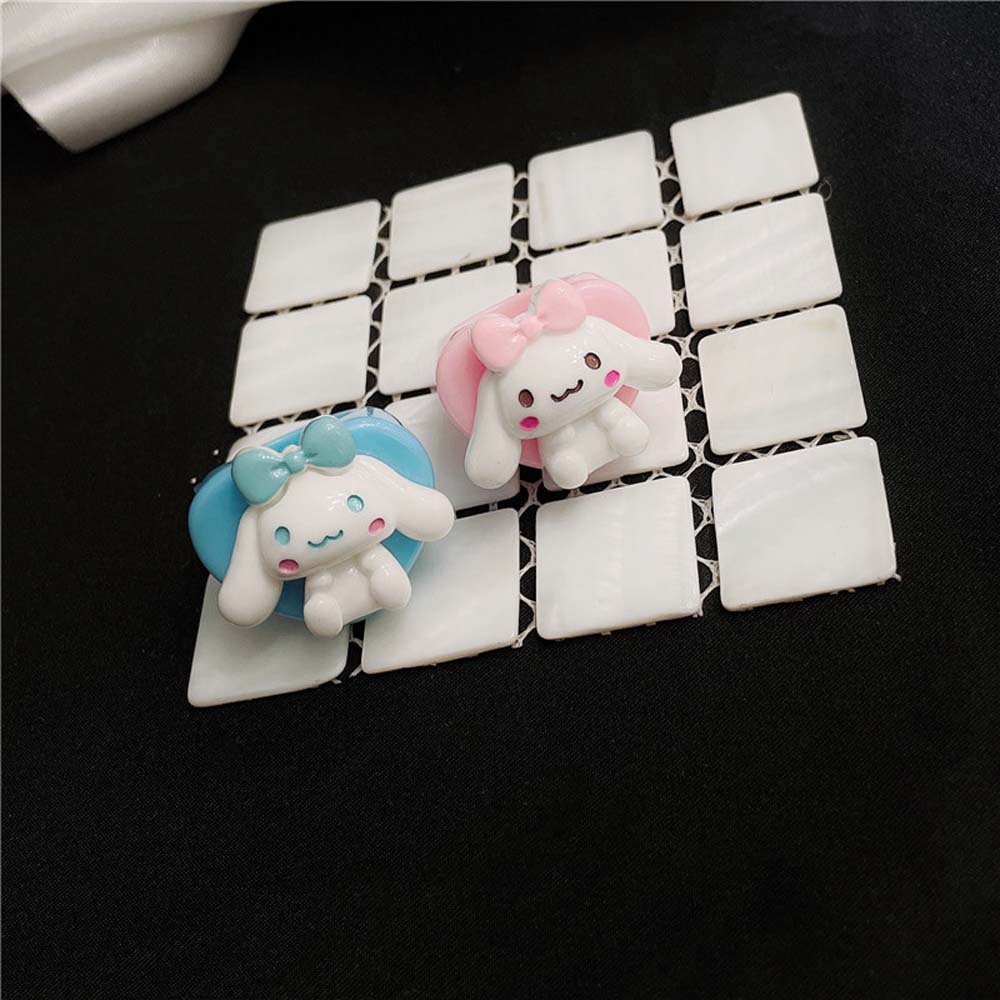 Needway  Cute Resin Rings Funny Dog Finger Ring Women Trend Korean Geometric Personality Girls Female Jewelry/Multicolor