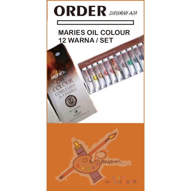 

MRS OIL COLOUR SET 12 WARNA
