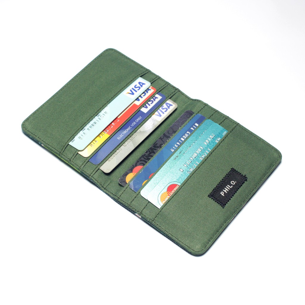 dompet kartu kain simpel model lipat 8 slot kartu card wallet PHWL959