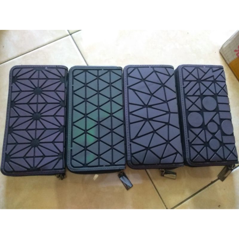 Dompet Wanita Panjang Geometric Geometris Luminous wallet