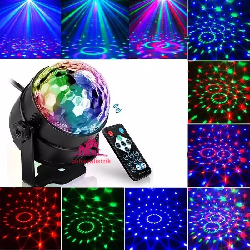 Lampu Disko Magic Ball / Lampu LED RGB 10w MS 689