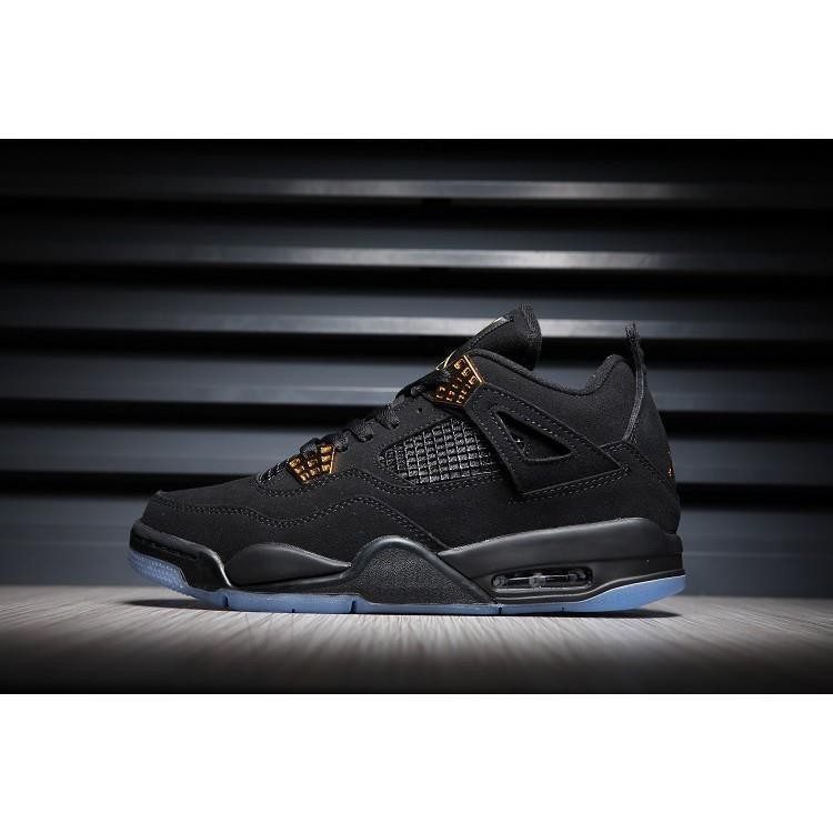 black gold jordan 4
