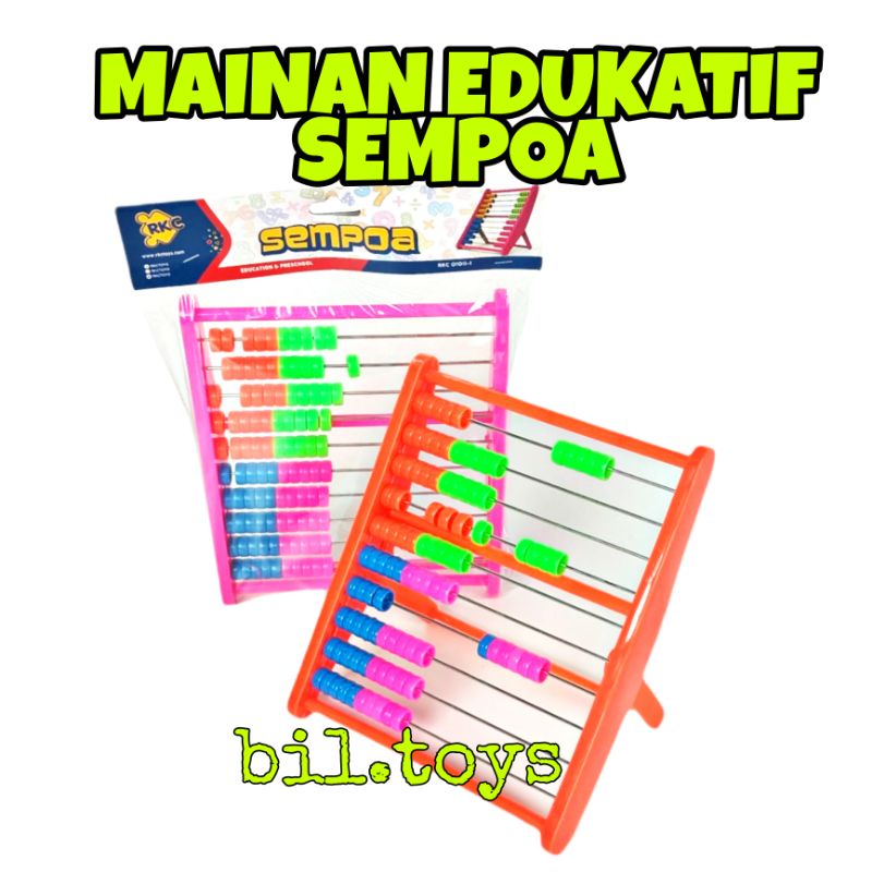 MAINAN EDUKASI SEMPOA ALAT BANTU BERHITUNG ANAK RKC