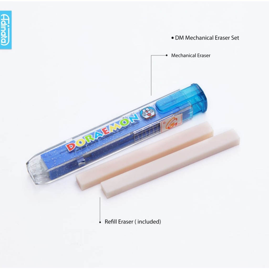 

Doraemon Mech Eraser Set (free isi 2pcs)