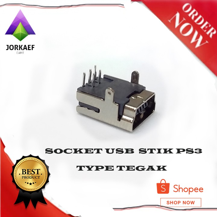 SOCKET USB TEGAK STIK PS3 ORI MESIN / SOCKET USB KOMBINASI STICK DS 3 / SOKET USB TIDUR PS 3