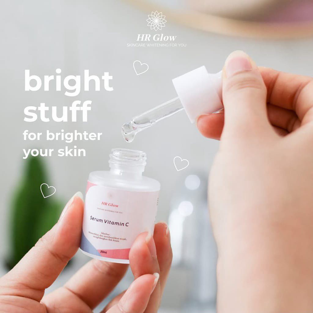 HR GLOW SERUM WHITENING + VIT C 20 ml BPOM WAJAH