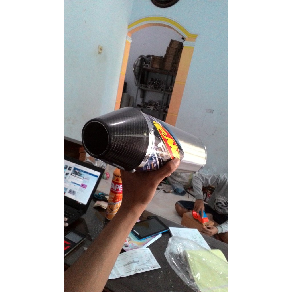 KNALPOT/SILENCER FMF UNTUK KLX