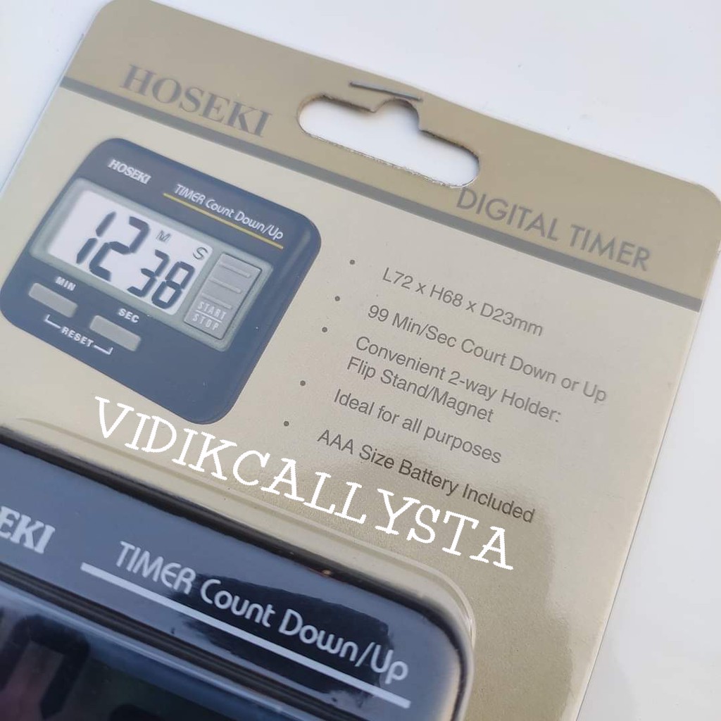 Hoseki 2145 Digital timer Original dapur car Clock Asli Stopwatch