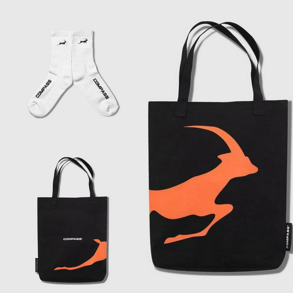 Kaos Kaki / Totebag Compass Limited Edition