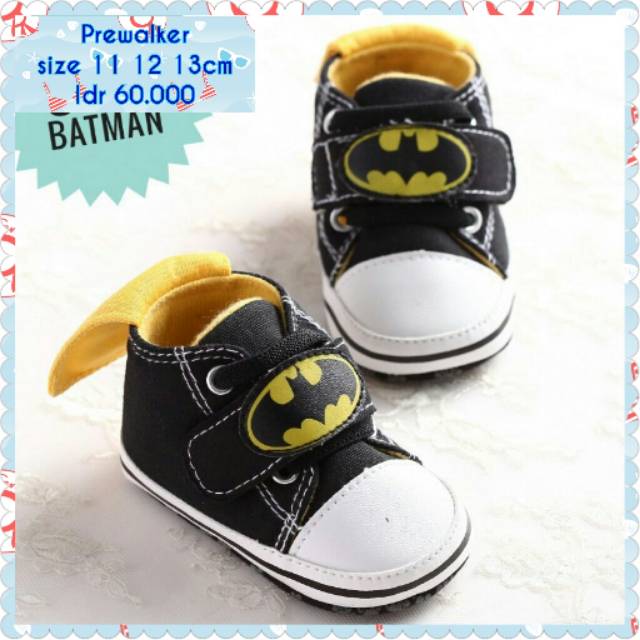 Prewalker batman / grosir sepatu bayi