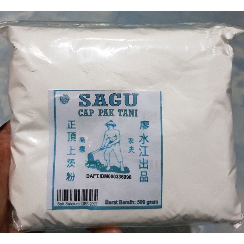 

Tepung Tapioka Sagu cap Pak Tani 500GR