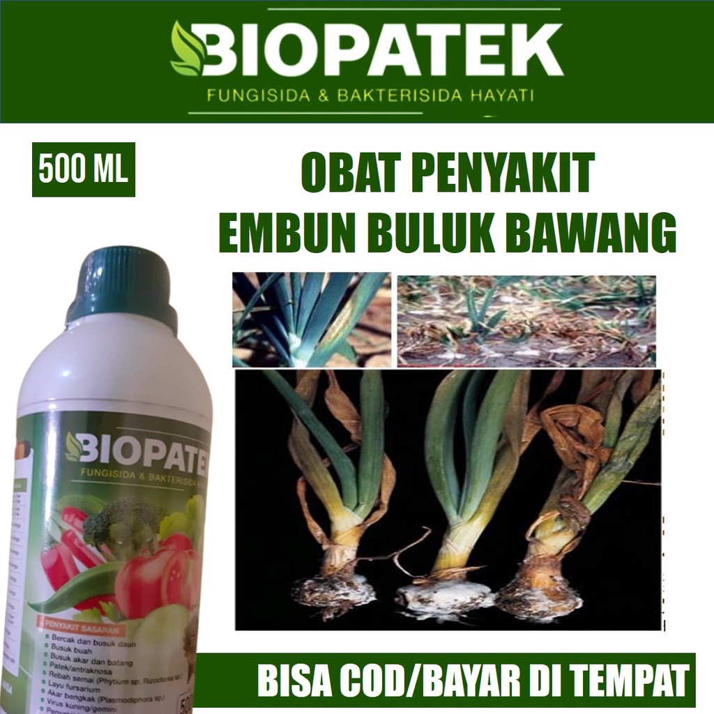 BIOPATEK 500 ML Obat Busuk Bawang Merah , Putih dan Bawang daun - Pupuk Obat Patek Busuk Akar dan Ba