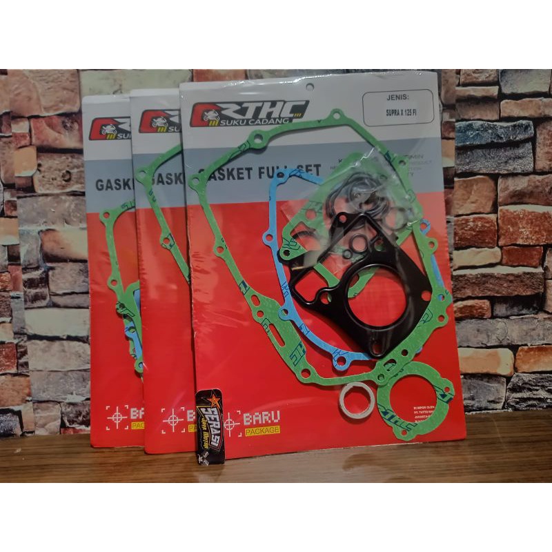 PAKING GASKET FUUL FUL SET PLUS SEAL KLEP SUPRA X 125 F1 / SUPRA X125 FINJEKSI