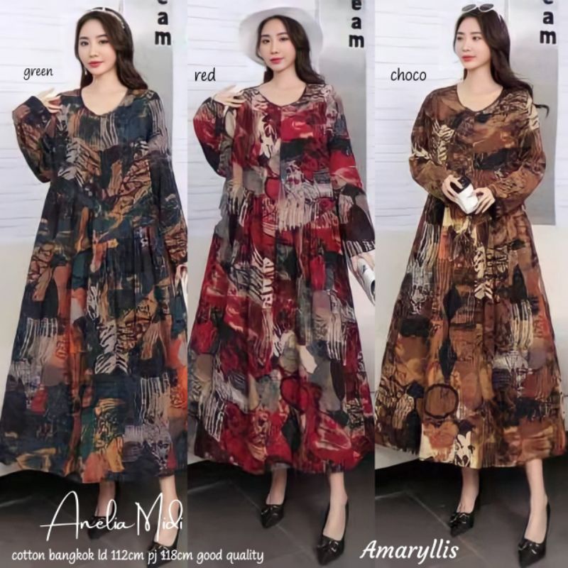 Gamis Abstrak Bangkok  Terbaru 2022//Baju Wanita  motif