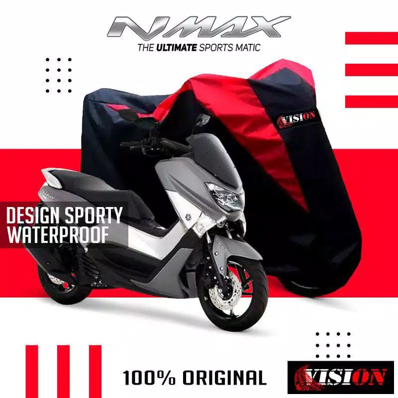 Cover motor Yamaha Nmax Anti air tahan panas Waterproof Nanopolister Indoor Outdoor