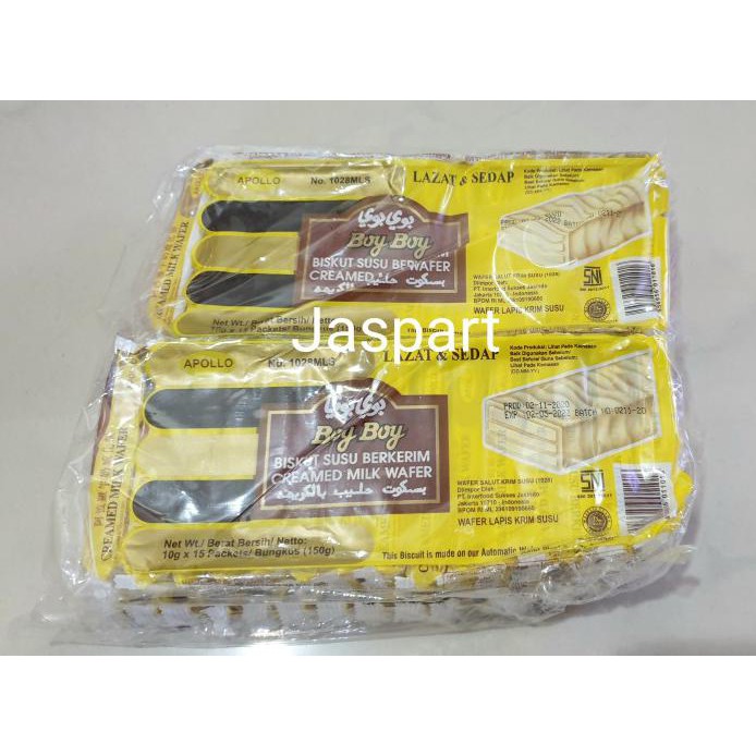 

WAFER SUSU BOY BOY APOLLO IMPORT MALAYSIA - BUNGKUS ISI 60