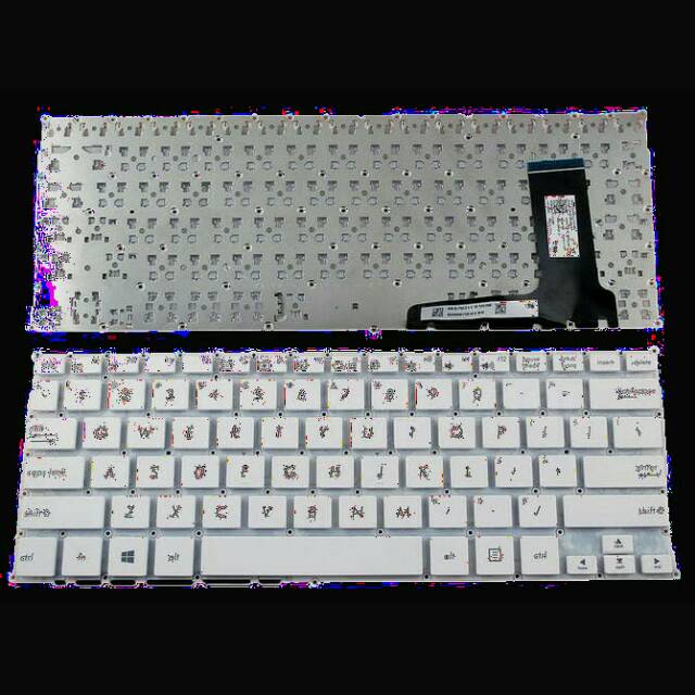 keyboard laptop asus E203 e202 e202s e202sa e202m e202ma tp201sa E203M E203MAH E203NAH White putih