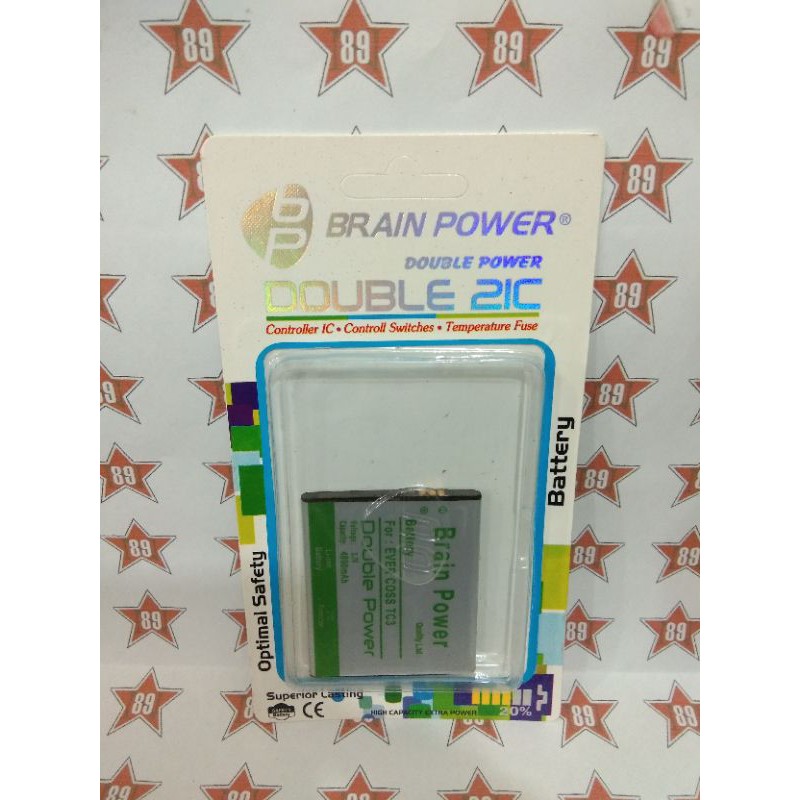 Battery batre Evercross TC3 Brain power