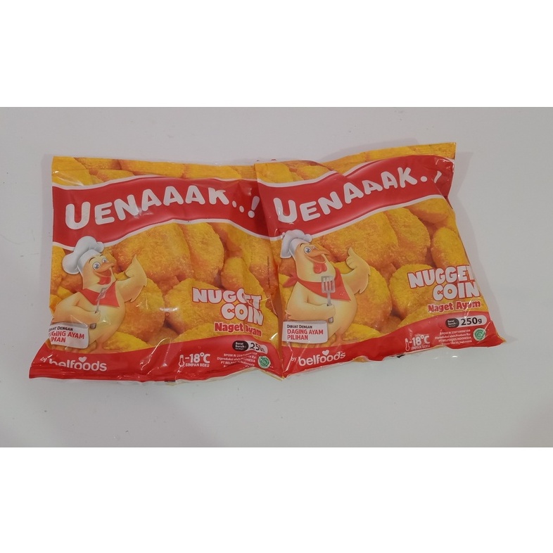 

belfoods uenak nugget ayam koin 250gr