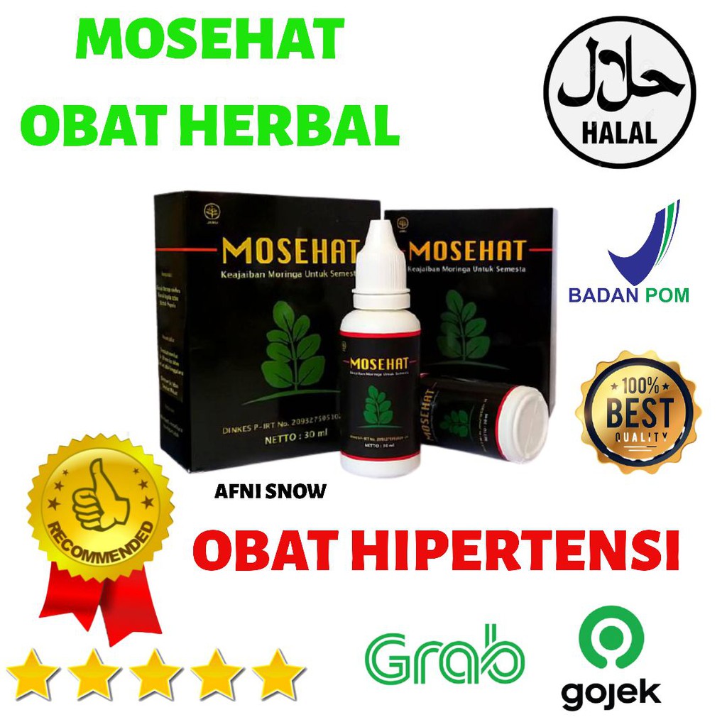 Obat Hipertensi Herbal Mosehat Darah Tinggi Penyetabil Tekanan Darah