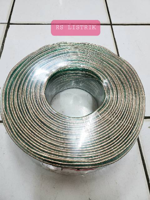 kabel audio-kabel transparan-kabel transparant-kabel bening 2x50