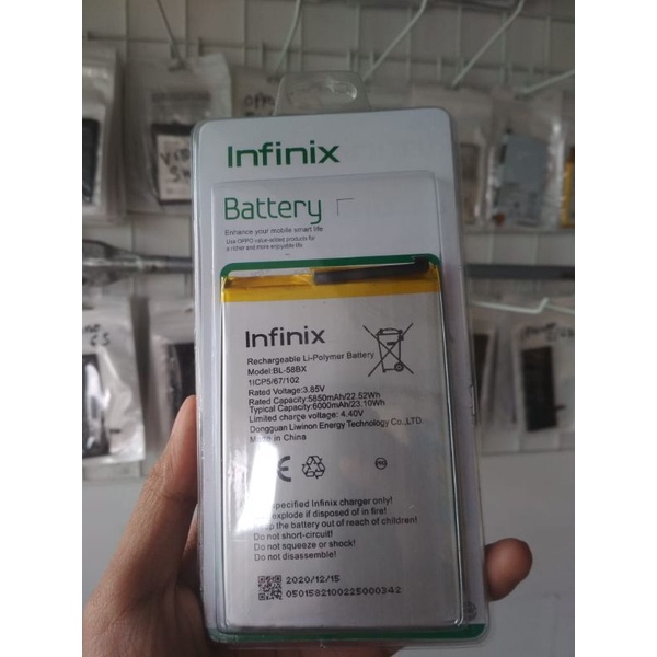 BATRE BATERAI BATTERY INFINIX BL-58BX BATRE INFINIX HOT 9 PLAY/INFINIX HOT 10 PLAY ORIGINAL