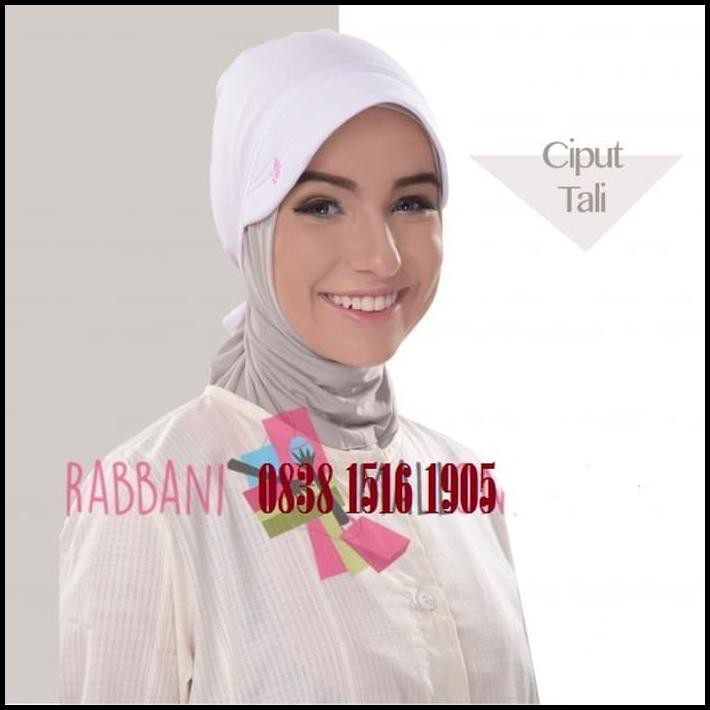 Anisacollectionshop Ciput Topi Tali Rabbani Dalaman/Daleman Jilbab/Kerudung Kaos Polos Pet