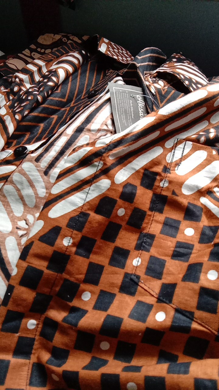 [ Termurah ] Kemeja Batik Pria Lengan Panjang Slimfit Kemejamodern Batikmodern Batiksolo Batik Trend