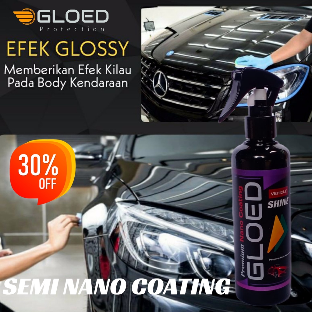 Pengkilat body motor - mobil - helm nano ceramic coating efek daun talas