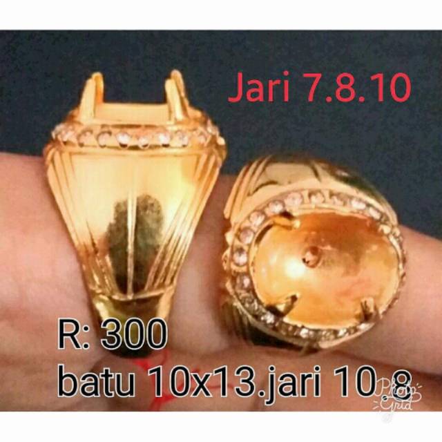 Ikat ring emban perunggu model eropa