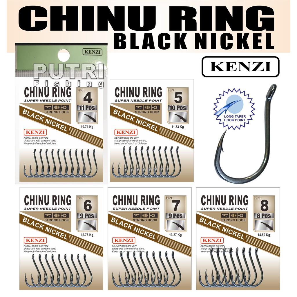 MATA KAIL KENZI CHINU RING BLACK NICKEL