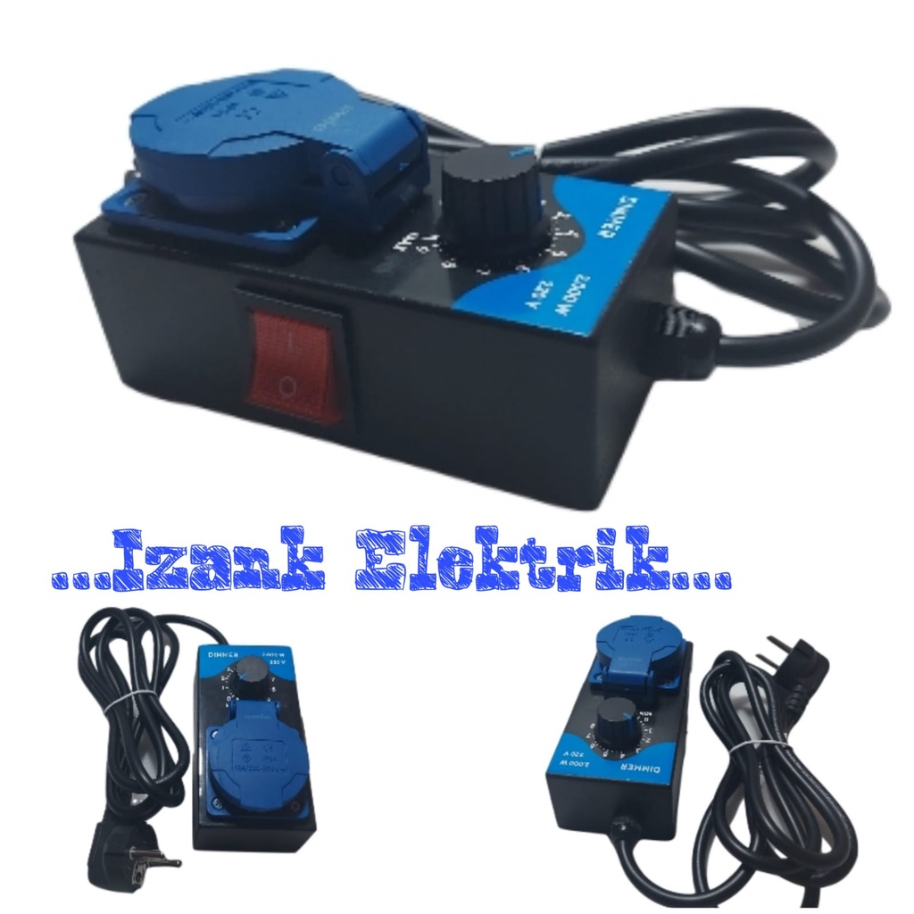 PENGATUR KECEPATAN DIMMER 2000W 2000 WAT DIMMER AC 2000W / SCR 2000 WATT / PENGATUR KECEPATAN DINAMO