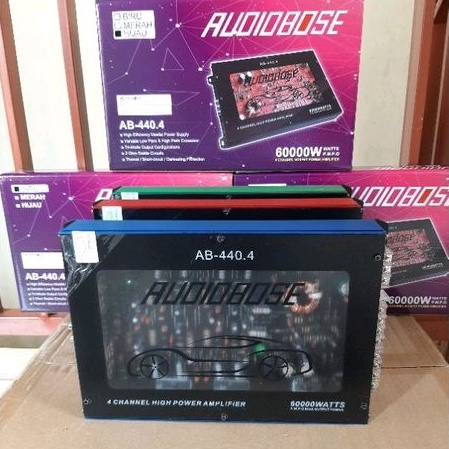 Power Audiobose AB 440 Amplifier 4 Chanel AUDIOBOSE AB-440