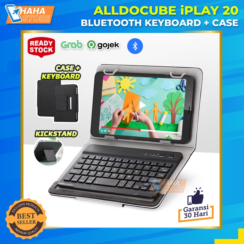 Alldocube iPlay 20 iPlay20 Pro Bluetooth Keyboard Flip Case Touchpad Non-Touchpad Book Cover Sarung 