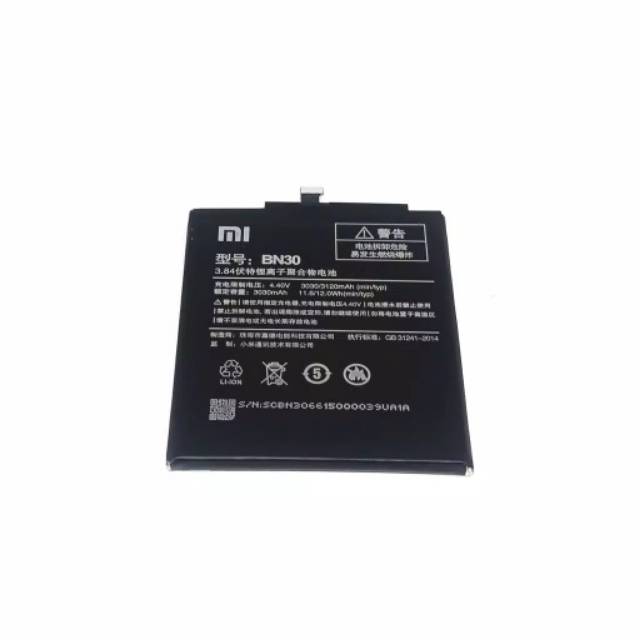 Batt Baterai Battery XIAOMI Redmi 4A BN 30 Original